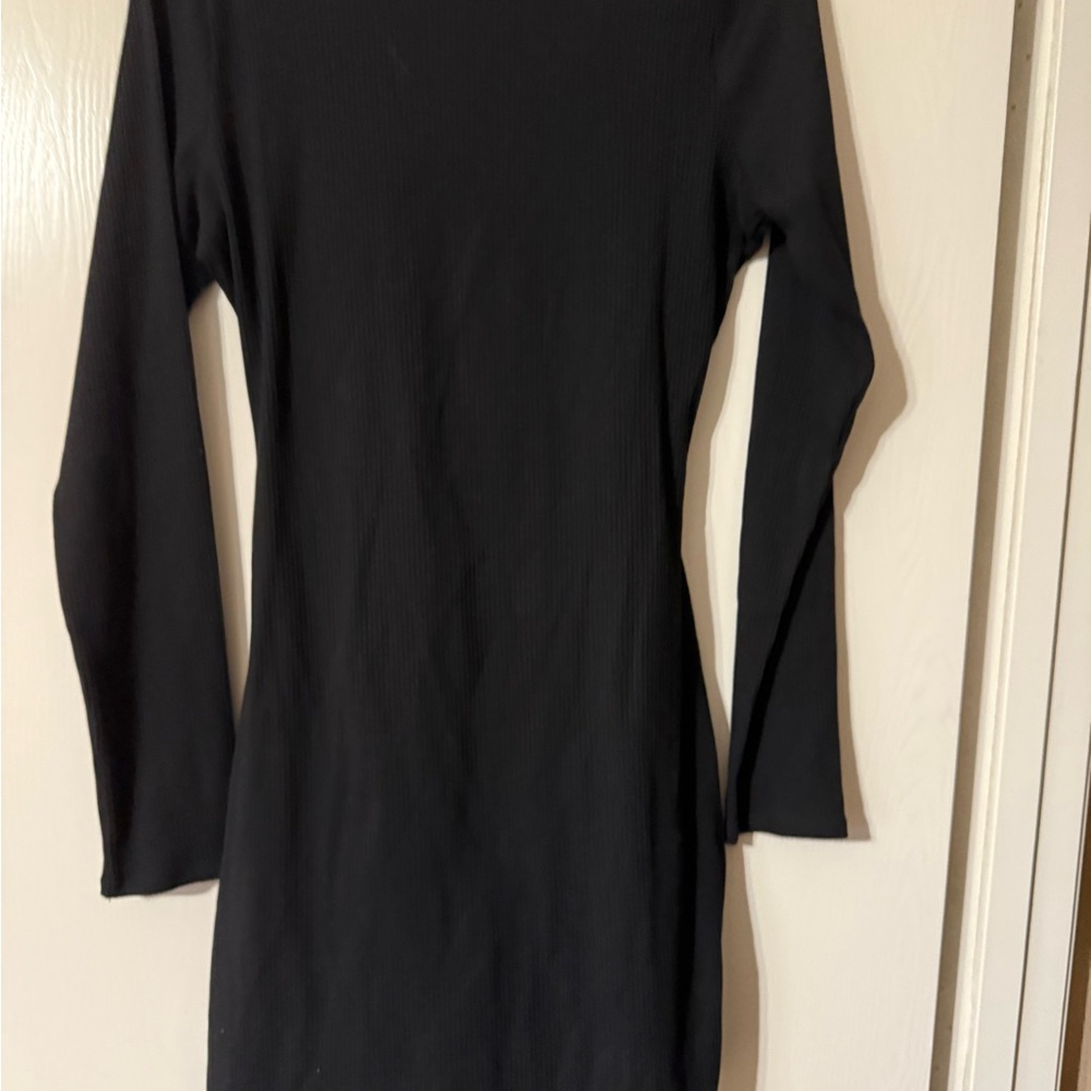 Pink brand Black Ribbed dress - Picture 3 of 3